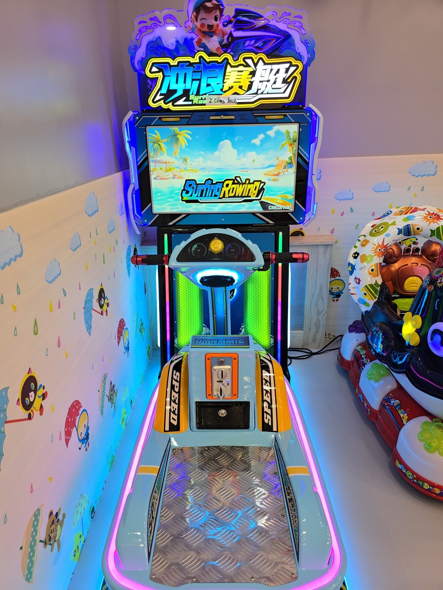 Inside WaWa Fun Island indoor playground, Brooklyn