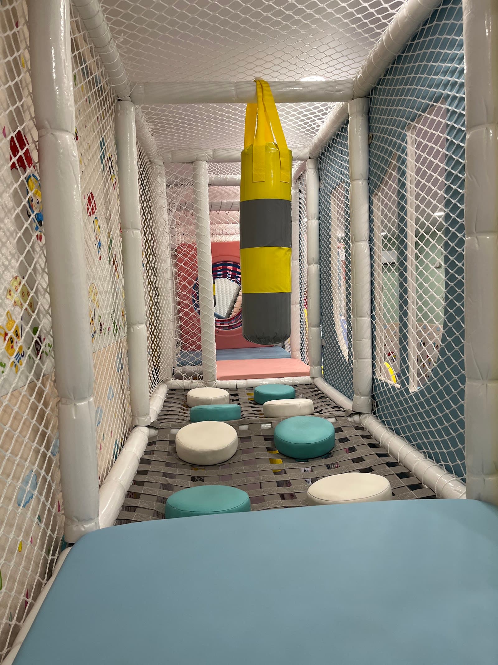 Inside WaWa Fun Island indoor playground, Brooklyn