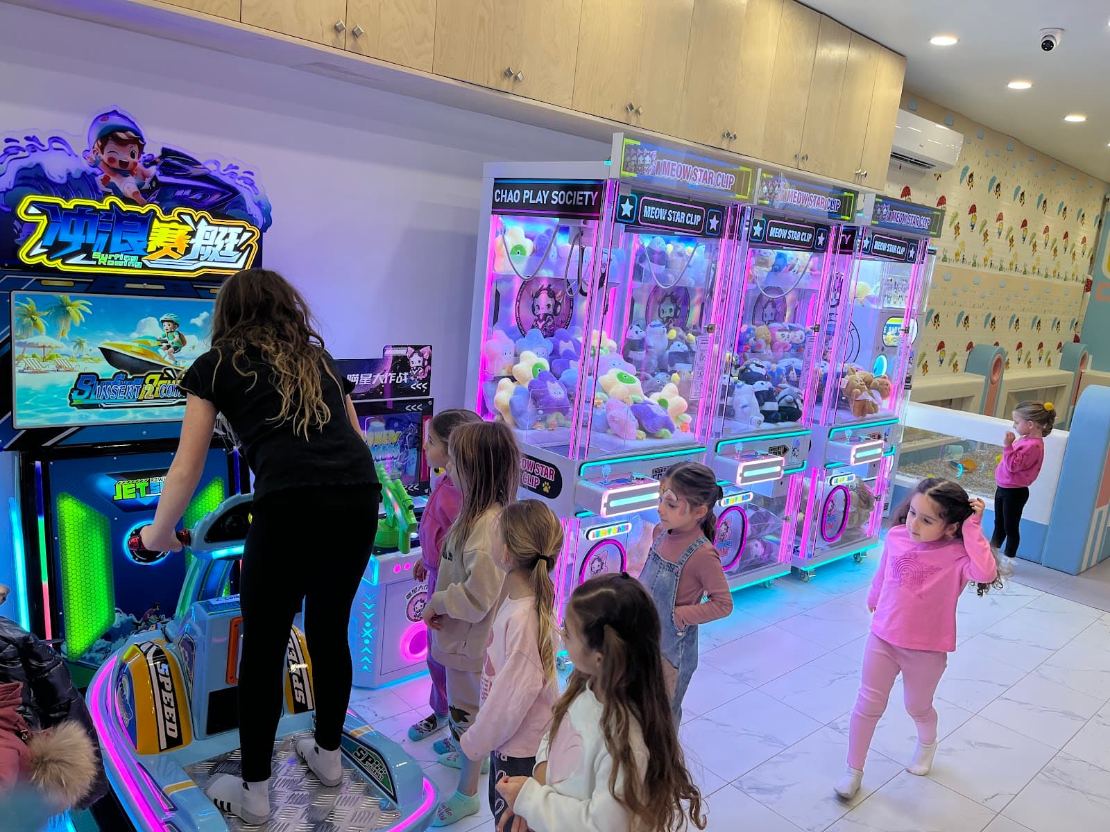 Inside WaWa Fun Island indoor playground, Brooklyn
